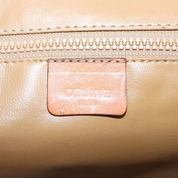 CELINE Macadam Canvas Shoulder Bag PVC Beige Auth bs18041 - Picture 6 of 16